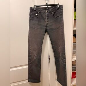 A.P.C new standard gray jeans straight